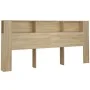 Mueble cabecero color roble Sonoma 220x18,5x104,5 cm de vidaXL, Cabeceros y pies de cama - Ref: Foro24-811964, Precio: 89,59 ...