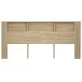 Mueble cabecero color roble Sonoma 220x18,5x104,5 cm de vidaXL, Cabeceros y pies de cama - Ref: Foro24-811964, Precio: 89,59 ...