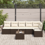 Set de sofá de jardín  de 6 piezas con cojines gris ratán sintético | Foro24.es | Tu tienda online para hogar, jardín y más Foro24.es