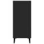 Black engineered wood sideboard 90x34x80 cm by vidaXL, Sideboards - Ref: Foro24-812502, Price: 94,15 €, Discount: %