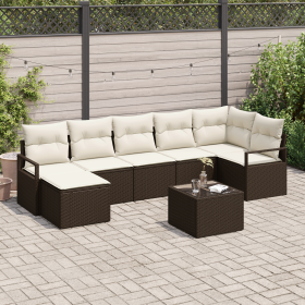 Conjunto de Sofá de Jardín de 7 Piezas con