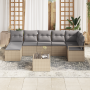 Conjunto de sofá de jardín de 8 piezas con cojines Negro de ratán sintético von , Outdoor-Sofas - Ref: Foro24-3346480, Preis:...
