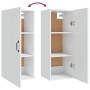 White engineered wood hanging cabinet 35x34x90 cm by vidaXL, Lockers and storage cabinets - Ref: Foro24-812474, Price: 50,89 ...
