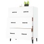 Weißes Sideboard aus Holzwerkstoff, 69,5 x 34 x 90 cm von vidaXL, Sideboards - Ref: Foro24-812159, Preis: 94,20 €, Rabatt: %