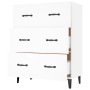 Weißes Sideboard aus Holzwerkstoff, 69,5 x 34 x 90 cm von vidaXL, Sideboards - Ref: Foro24-812159, Preis: 94,20 €, Rabatt: %
