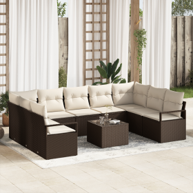 Comprar Juego de Sofá de Jardín de 9 Piezas con