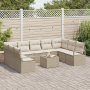 Juego de Sofás de Jardín de 10 Piezas con Cojines Marrón de Poliratán von , Outdoor-Sofas - Ref: Foro24-3346551, Preis: 634,1...