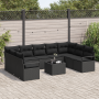 Conjunto de 10 Piezas de Sofá de Jardín con Cojines Beige Poliratán de , Sofás de exterior - Ref: Foro24-3346553, Precio: 618...