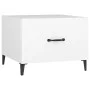 Couchtisch mit weißen Metallbeinen 50x50x40 cm von vidaXL, Couchtisch - Ref: Foro24-812726, Preis: 38,74 €, Rabatt: %