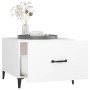 Couchtisch mit weißen Metallbeinen 50x50x40 cm von vidaXL, Couchtisch - Ref: Foro24-812726, Preis: 39,10 €, Rabatt: %