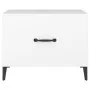 Couchtisch mit weißen Metallbeinen 50x50x40 cm von vidaXL, Couchtisch - Ref: Foro24-812726, Preis: 38,74 €, Rabatt: %