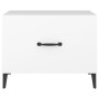 Couchtisch mit weißen Metallbeinen 50x50x40 cm von vidaXL, Couchtisch - Ref: Foro24-812726, Preis: 39,10 €, Rabatt: %