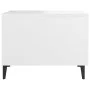 Couchtisch mit weißen Metallbeinen 50x50x40 cm von vidaXL, Couchtisch - Ref: Foro24-812726, Preis: 38,74 €, Rabatt: %
