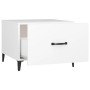 Couchtisch mit weißen Metallbeinen 50x50x40 cm von vidaXL, Couchtisch - Ref: Foro24-812726, Preis: 39,10 €, Rabatt: %