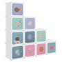 Children's cube shelf with 10 white PP compartments by vidaXL, Shoe racks and shoe organizers - Ref: Foro24-340577, Price: 54...