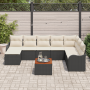 Conjunto de Sofá de Jardín de 9 Piezas con Cojines Negro Rattan Acacia | Foro24.es | Tu tienda online para hogar, jardín y más Foro24.es