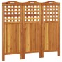 Faltwand mit 3 Paneelen aus massivem Akazienholz 121,5x2x115 cm von vidaXL, Raumteiler - Ref: Foro24-318546, Preis: 107,38 €,...