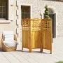 Faltwand mit 3 Paneelen aus massivem Akazienholz 121,5x2x115 cm von vidaXL, Raumteiler - Ref: Foro24-318546, Preis: 99,29 €, ...