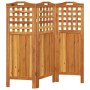 Faltwand mit 3 Paneelen aus massivem Akazienholz 121,5x2x115 cm von vidaXL, Raumteiler - Ref: Foro24-318546, Preis: 107,38 €,...