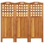 Faltwand mit 3 Paneelen aus massivem Akazienholz 121,5x2x115 cm von vidaXL, Raumteiler - Ref: Foro24-318546, Preis: 107,38 €,...