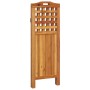 Faltwand mit 3 Paneelen aus massivem Akazienholz 121,5x2x115 cm von vidaXL, Raumteiler - Ref: Foro24-318546, Preis: 107,38 €,...