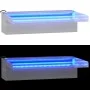 Waterfall fountain with RGB LED stainless steel 30 cm by vidaXL, Fountains and waterfalls - Ref: Foro24-151408, Price: 109,20...