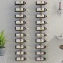 Botellero de pared para 10 botellas 2 unidades metal dorado by vidaXL, Wine racks - Ref: Foro24-340907, Price: 117,04 €, Disc...