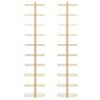 Botellero de pared para 10 botellas 2 unidades metal dorado by vidaXL, Wine racks - Ref: Foro24-340907, Price: 120,41 €, Disc...