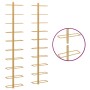 Botellero de pared para 10 botellas 2 unidades metal dorado by vidaXL, Wine racks - Ref: Foro24-340907, Price: 120,41 €, Disc...