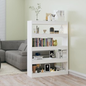 Shiny white shelf/space divider 100x30x135 cm by vidaXL, Bookcases and shelves - Ref: Foro24-811760, Price: 71,09 €, Discount: %