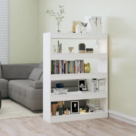Shiny white shelf/space divider 100x30x135 cm by vidaXL, Bookcases and shelves - Ref: Foro24-811760, Price: 71,09 €, Discount: %
