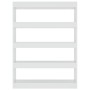 Shiny white shelf/space divider 100x30x135 cm by vidaXL, Bookcases and shelves - Ref: Foro24-811760, Price: 71,09 €, Discount: %