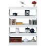 Shiny white shelf/space divider 100x30x135 cm by vidaXL, Bookcases and shelves - Ref: Foro24-811760, Price: 71,09 €, Discount: %