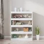 Shiny white shelf/space divider 100x30x135 cm by vidaXL, Bookcases and shelves - Ref: Foro24-811760, Price: 71,09 €, Discount: %