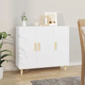 Anrichte aus Holzwerkstoff weiß 90x34x80 cm von vidaXL, Sideboards - Ref: Foro24-812492, Preis: 112,83 €, Rabatt: %