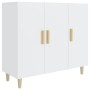 Engineered wood white sideboard 90x34x80 cm by vidaXL, Sideboards - Ref: Foro24-812492, Price: 114,61 €, Discount: %
