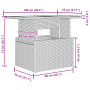 Juego de Sofás de Jardín de 7 Piezas con Cojines Rattan Poliéster Negro by , Outdoor sofas - Ref: Foro24-3348389, Price: 533,...