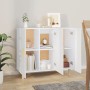 Engineered wood white sideboard 90x34x80 cm by vidaXL, Sideboards - Ref: Foro24-812492, Price: 114,61 €, Discount: %