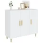 Anrichte aus Holzwerkstoff weiß 90x34x80 cm von vidaXL, Sideboards - Ref: Foro24-812492, Preis: 112,83 €, Rabatt: %