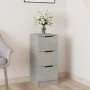 Concrete gray plywood sideboard 30x30x70 cm by vidaXL, Sideboards - Ref: Foro24-811159, Price: 46,05 €, Discount: %