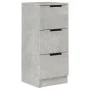 Betongraues Sperrholz-Sideboard 30x30x70 cm von vidaXL, Sideboards - Ref: Foro24-811159, Preis: 45,44 €, Rabatt: %