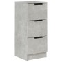 Concrete gray plywood sideboard 30x30x70 cm by vidaXL, Sideboards - Ref: Foro24-811159, Price: 46,05 €, Discount: %
