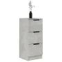Aparador de madera contrachapada gris hormigón 30x30x70 cm de vidaXL, Aparadores - Ref: Foro24-811159, Precio: 45,44 €, Descu...