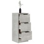 Concrete gray plywood sideboard 30x30x70 cm by vidaXL, Sideboards - Ref: Foro24-811159, Price: 46,05 €, Discount: %