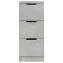 Aparador de madera contrachapada gris hormigón 30x30x70 cm de vidaXL, Aparadores - Ref: Foro24-811159, Precio: 45,44 €, Descu...