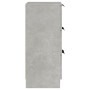 Concrete gray plywood sideboard 30x30x70 cm by vidaXL, Sideboards - Ref: Foro24-811159, Price: 46,05 €, Discount: %