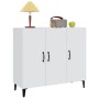 Engineered wood white sideboard 90x34x80 cm by vidaXL, Sideboards - Ref: Foro24-812501, Price: 94,59 €, Discount: %