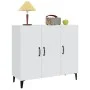 Engineered wood white sideboard 90x34x80 cm by vidaXL, Sideboards - Ref: Foro24-812501, Price: 93,18 €, Discount: %