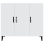 Engineered wood white sideboard 90x34x80 cm by vidaXL, Sideboards - Ref: Foro24-812501, Price: 94,59 €, Discount: %