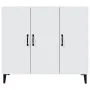 Engineered wood white sideboard 90x34x80 cm by vidaXL, Sideboards - Ref: Foro24-812501, Price: 93,18 €, Discount: %
